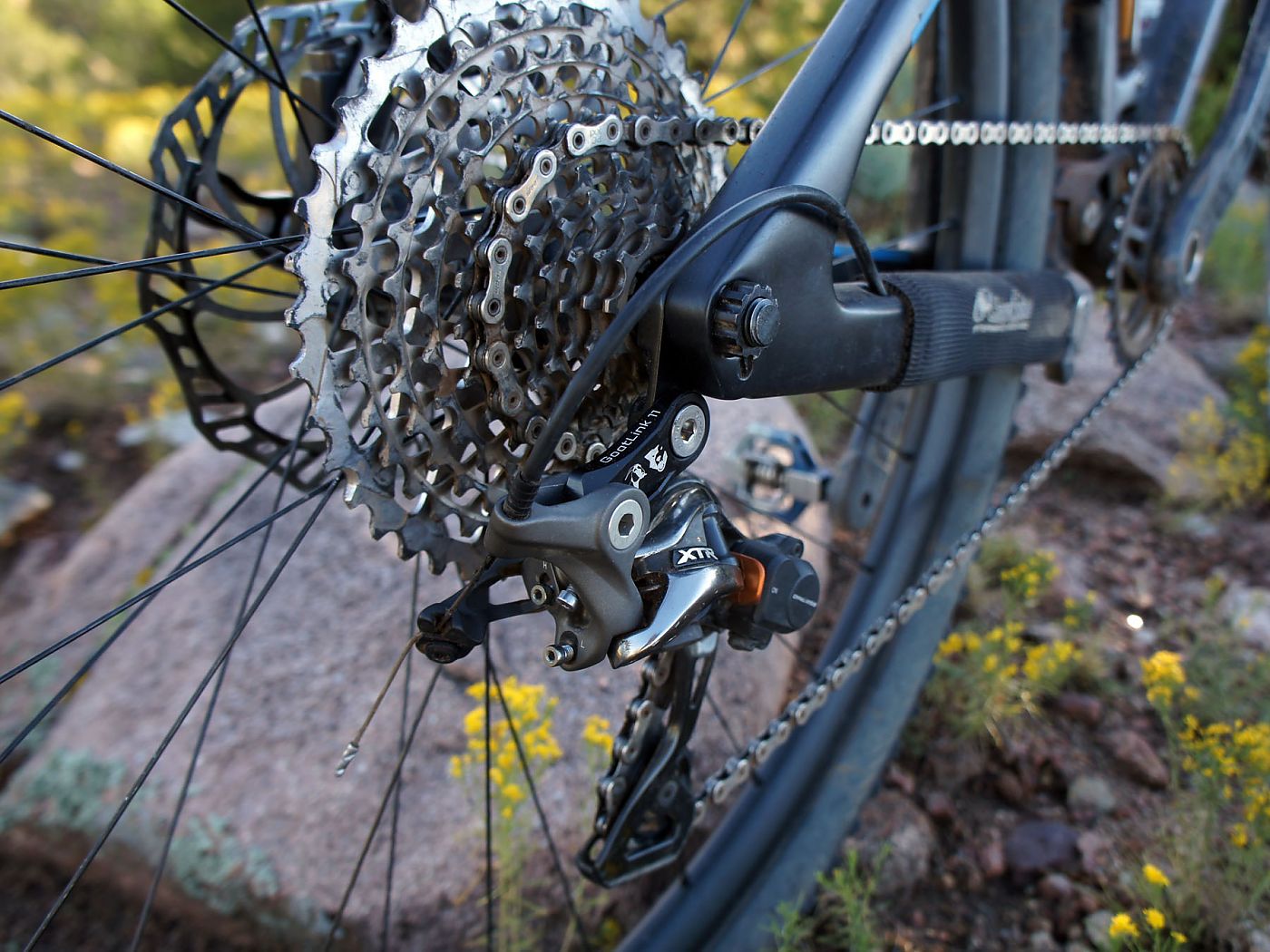 Wolf Tooth GoatLink 11 optimizes Shimano derailleurs for use on SRAM's